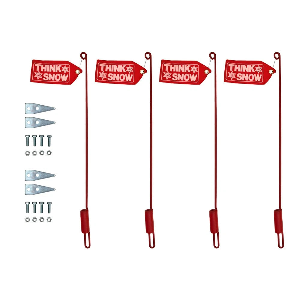2X 27" Blade Marker Stick w/ Flag for Universal Products Replaces 1308210