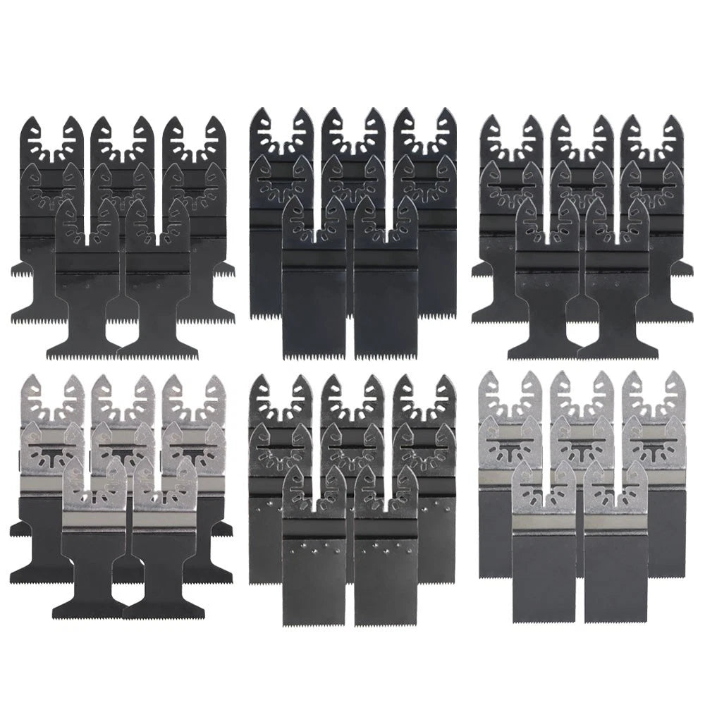 48 Pcs Oscillating Multi Tool Saw Blades for Universal Use