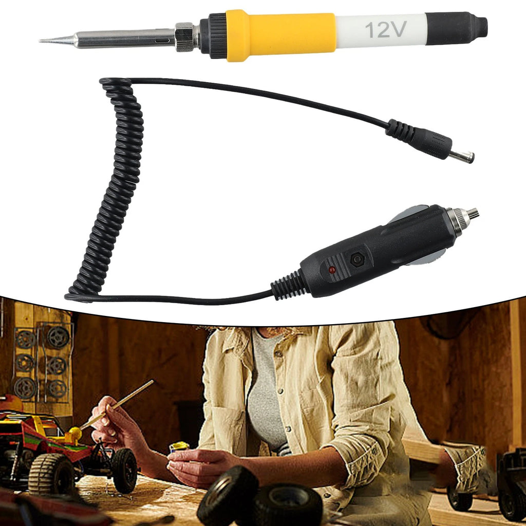 Power Cable & Soldering Iron Set for Automotive Use (60W)