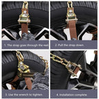 Winter Snow Chains Anti Skid Tire Chains for Car Wheels