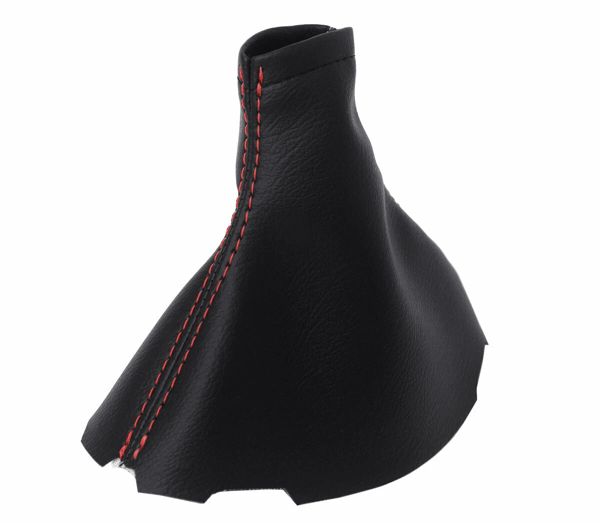 Leather Manual Shift Boot Cover for Subaru BRZ Scion GRS Toyota (2013–2020) Red Stitch