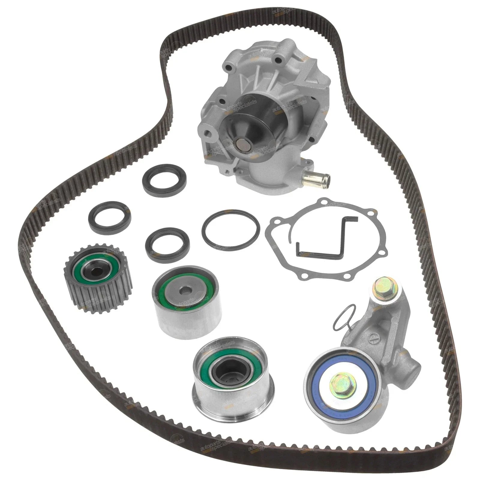 Timing Belt, Tensioner+Water Pump for Liberty EJ25 EJ202 EJ253