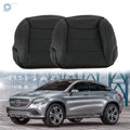 Set of 2 Front Seat Covers for Mercedes Benz ML350 ML550 (2012–2015) Black Leather