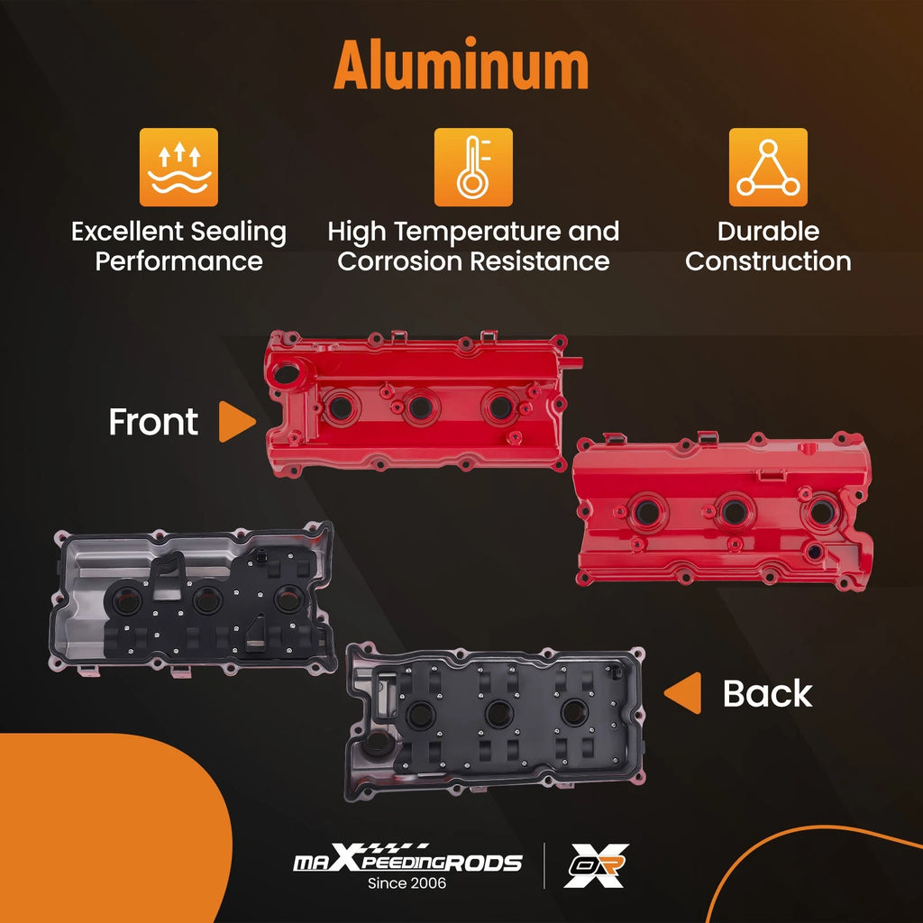 Aluminum Valve Cover Set & Coils for Nissan 350Z Infiniti G35 (2003–2006)