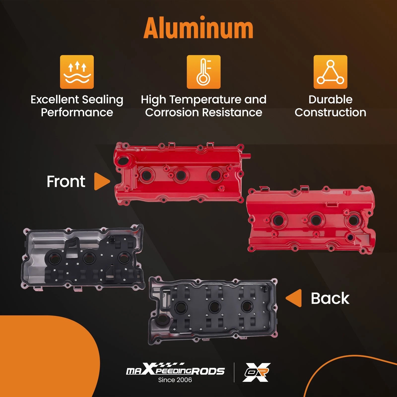 Aluminum Valve Cover Set & Coils for Nissan 350Z Infiniti G35 (2003–2006)