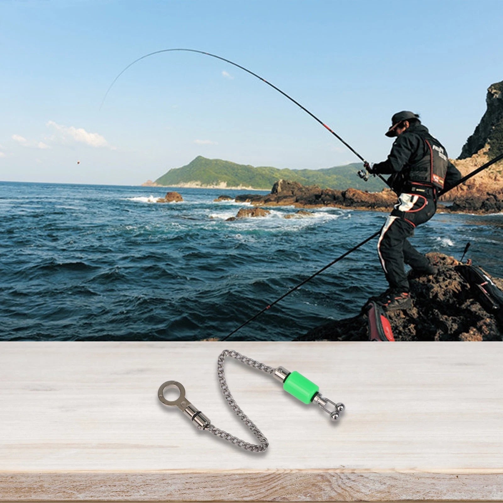 Carp Fishing Bobbins Indicators - Red, Yellow, Blue, Green Options