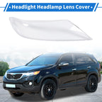 Headlight Lens Cover for Kia Sorento (2009–2012) PC Clear