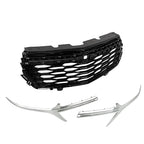 Front Bumper Upper Grille for Chevrolet Equinox (2022–2023) Chrome & Black