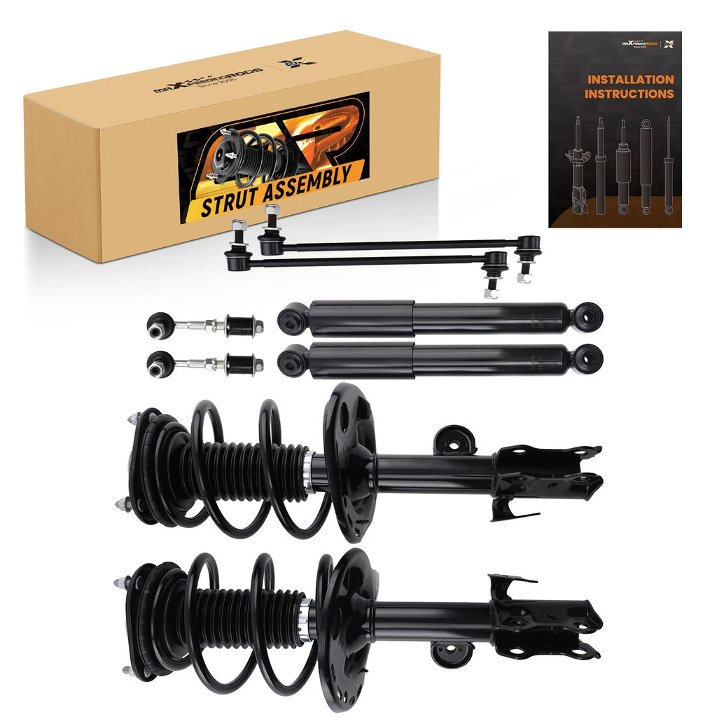Front Struts & Rear Shocks & Sway Bar Links for Toyota RAV4 (2006–2012)
