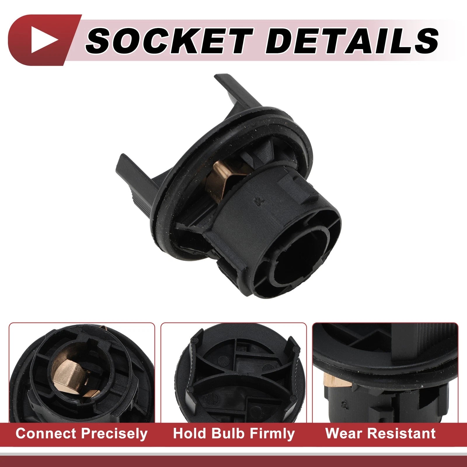 Indicator Light Socket for Ford C-Max/Focus Mk2/Fiesta Mk5 (2006–2013) No. 2S6A13K370AA