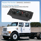 Heater A/C Temperature Controls for International 5000 (2011-2020)