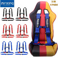 Set of 4 Racing Harness Belts 4PT Camlock Quick Release for UTV ATV Go-Kart