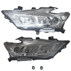 LED DRL Chrome Clear Corner Headlights for Nissan Maxima (2016–2018)
