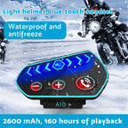 Bluetooth 5.0 Wireless Motorcycle Helmet Headset for Motorbike (Universal)