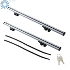 Set of 2 Adjustable Aluminum Roof Rack Cross Bars for Universal Fit (2010–2023)