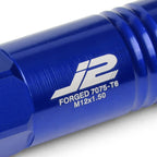 Set of 20 J2 7075 Forged Aluminum M12x1.5 Open-End Lug Nuts for RHD Vehicles