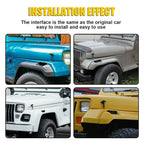 2X Smoke Front Side Marker Light Housing for Jeep Wrangler YJ (1987–1995)