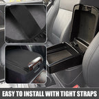 Center Console Armrest Cover for Dodge Charger (2011–2023) Black Gray