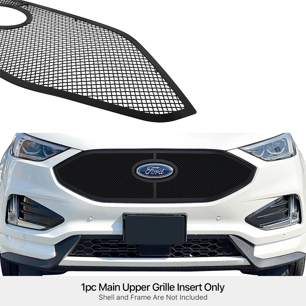 Stainless Black Mesh Grille Insert for Ford Edge ST/ST-Line/SE (2019-2024)