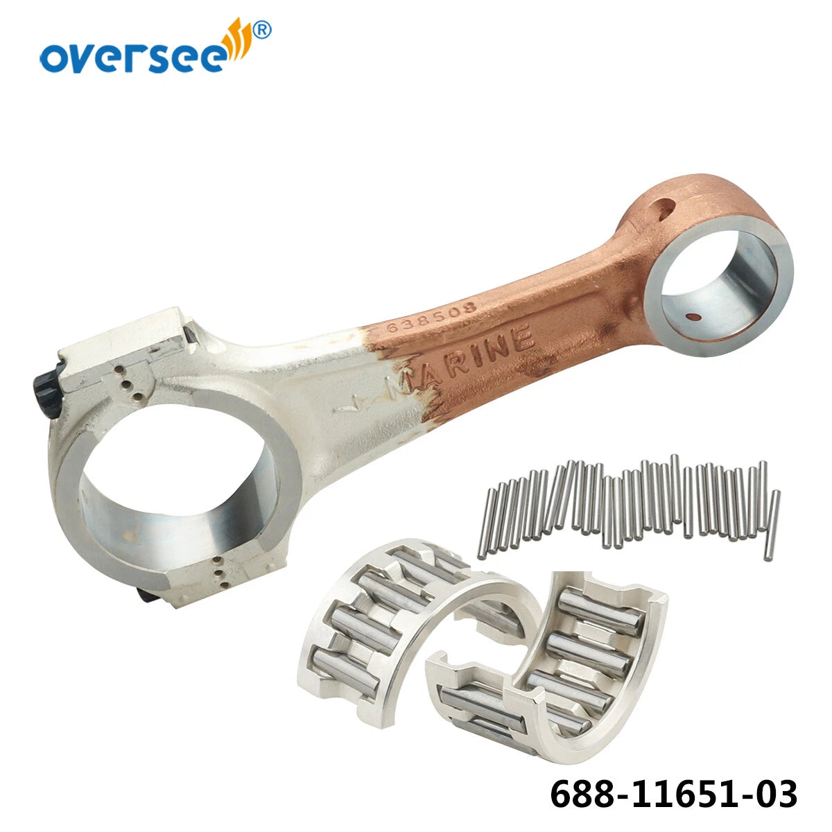 Connecting Rod Kit 688-11651-03 & 93310-730V8 for Yamaha 48-85HP (1984–1999)