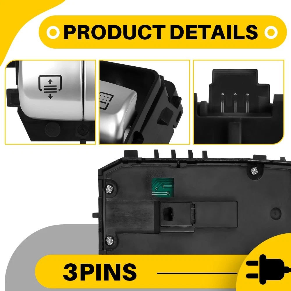 Set of 2 Window Switches for Benz S-Class/E-Class (2011–2020)