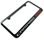 License Plate Frame for Chevrolet SS (Black Silver Red Logo Emblem) (2017–2019)