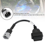 OBD2 6 Pin Diagnostic Plug Adapter for Suzuki Motorcycle Scooter ATV (T9)