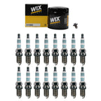 Wix Engine Oil Filter & Denso 16 Iridium Spark Plugs for Durango 5.7L (2004–2023)