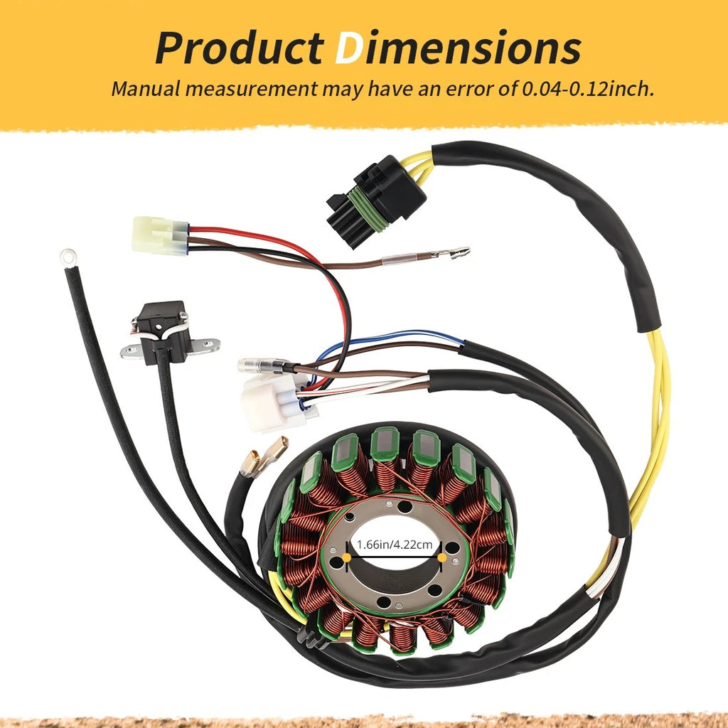 Stator 3090061 for Polaris Ranger Sportsman 400 500 Scrambler 500 (2008–2014)