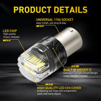 2X AUXITO 1156 7506 LED Backup Reverse Lights Bulbs 6500K for