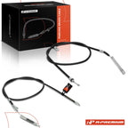2X Rear Parking Brake Cable for Chevy Silverado 3500 GMC Sierra 3500 (2007–2014)