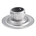Round Exterior Wall Duct Vent with Stainless Steel Grille for Air Circulation