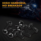 Set of 10 M5 Windscreen Fairing Bolts Kit for Universal Motorcycle