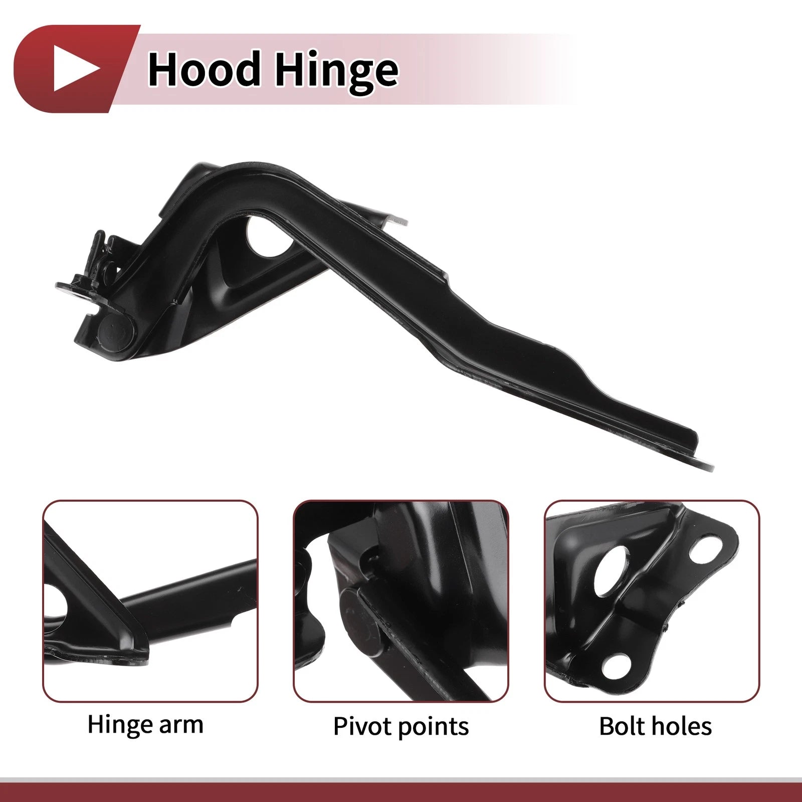 Hood Hinge for Toyota RAV4 (2009–2013) Right Side, 1 pcs