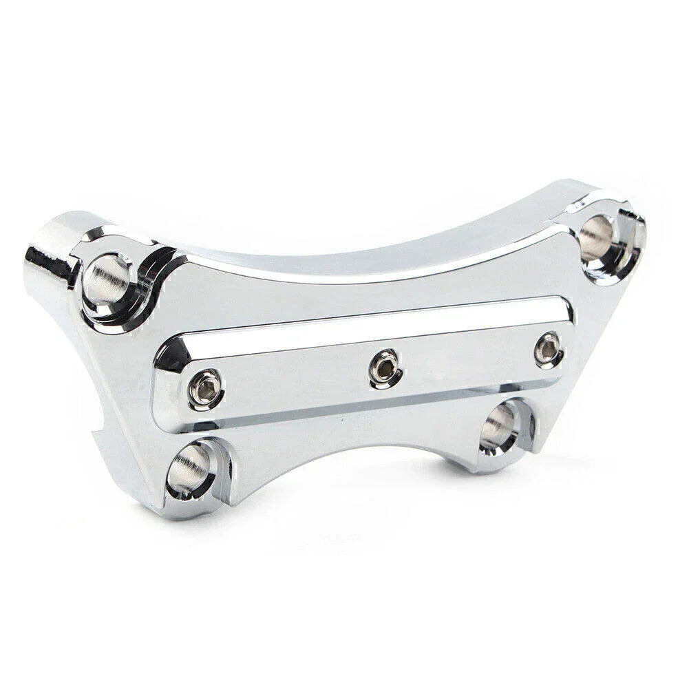 CNC Top Handlebar Riser Clamp for Harley Touring Street Road King Glide (2009-2023)
