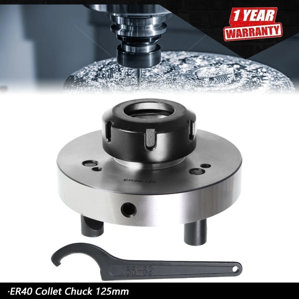 Collet Chuck for Compact Lathe Tool (125mm Diameter)