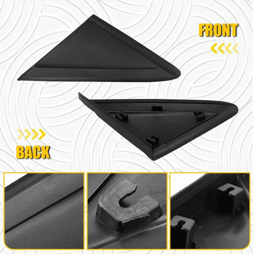 Left Driver Side Fender Rearview Triangle Molding Cover for Ford Escape (2013–2019)