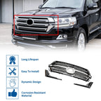 Front Upper Hood Bumper Grille for Toyota Land Cruiser (Chrome)