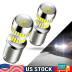 2X 1157 LED White Bulbs for Turn Signal/Parking/Tail Light