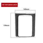 Carbon Fiber Manual Gearbox Cover Trim for Mitsubishi Lancer (2010-2015)