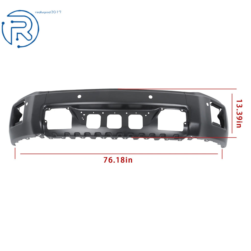Steel Black Split-Type Front Bumper Face Bar for GMC Sierra 1500 (2014-2015)