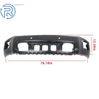 Steel Black Split-Type Front Bumper Face Bar for GMC Sierra 1500 (2014-2015)