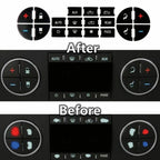 AC for DASH Button Decal Stickers for Buick Enclave (2008���2023)