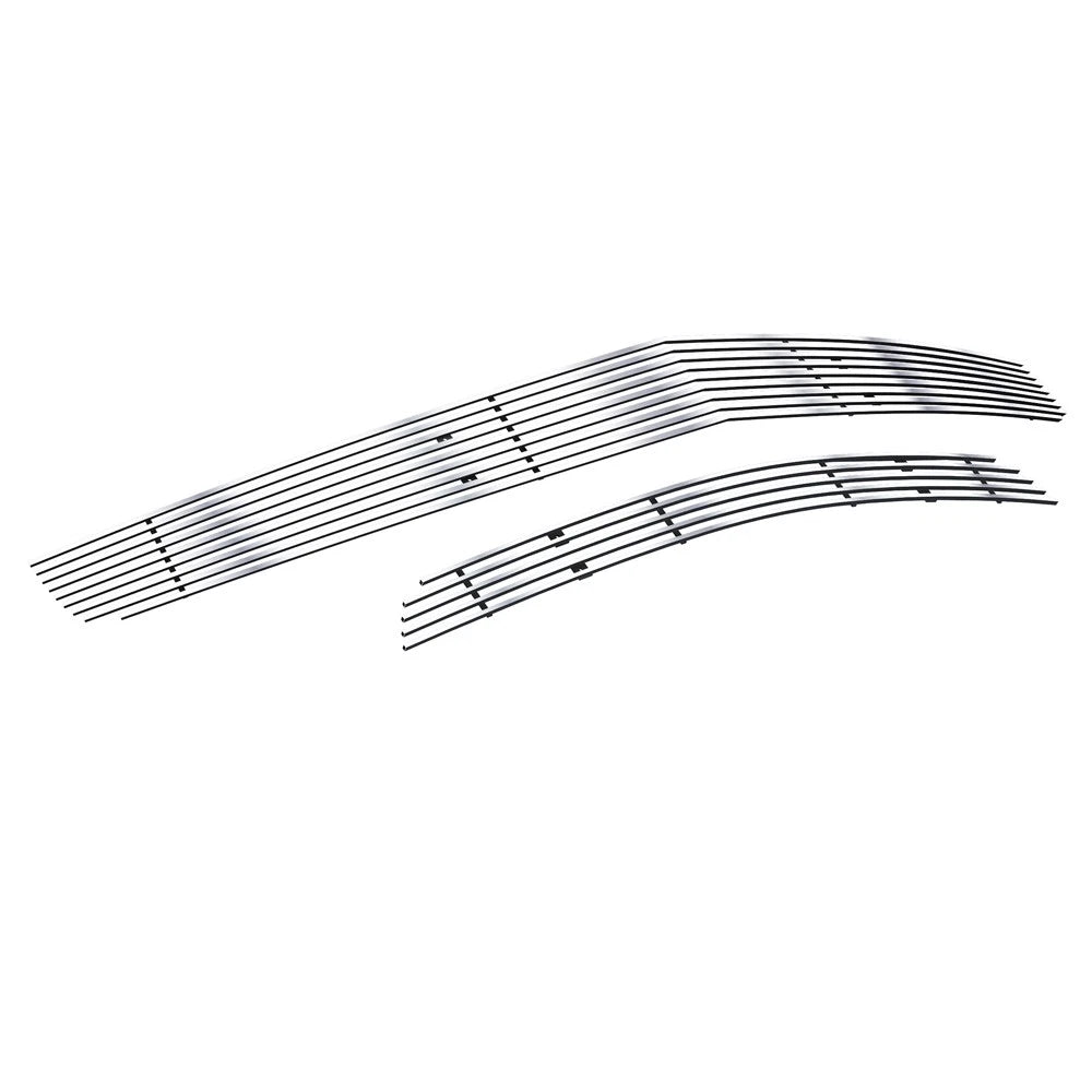 Stainless Silver Billet Grille Insert Combo for Chevy Camaro LT/LS (2010–2013)