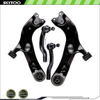 Front Lower Outer Control Arm w/ Ball Joints & Tie Rod End for Toyota RAV4 (2006–2018)