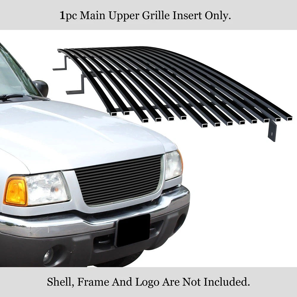 Black Billet Grille Insert for Ford Ranger Edge/XLT 4WD (2001-2003)