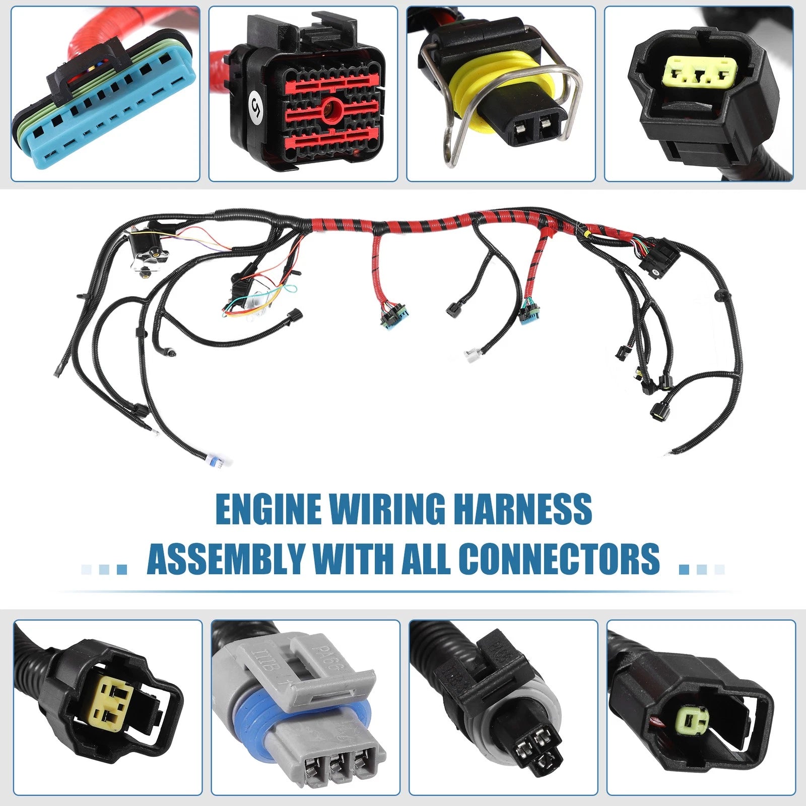 Set of 1 Engine Wiring Harness for Ford F250 F350 (1999–2007) Replaces NO.F81Z12B637FA