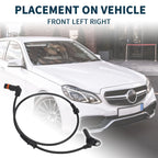 2pcs ABS Wheel Speed Sensor for Mercedes-Benz (A2129050200)