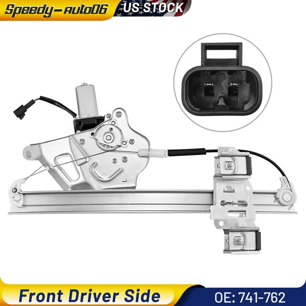 Power Window Regulator w/ Motor for Buick LeSabre Regal (2000–2005) Front Left