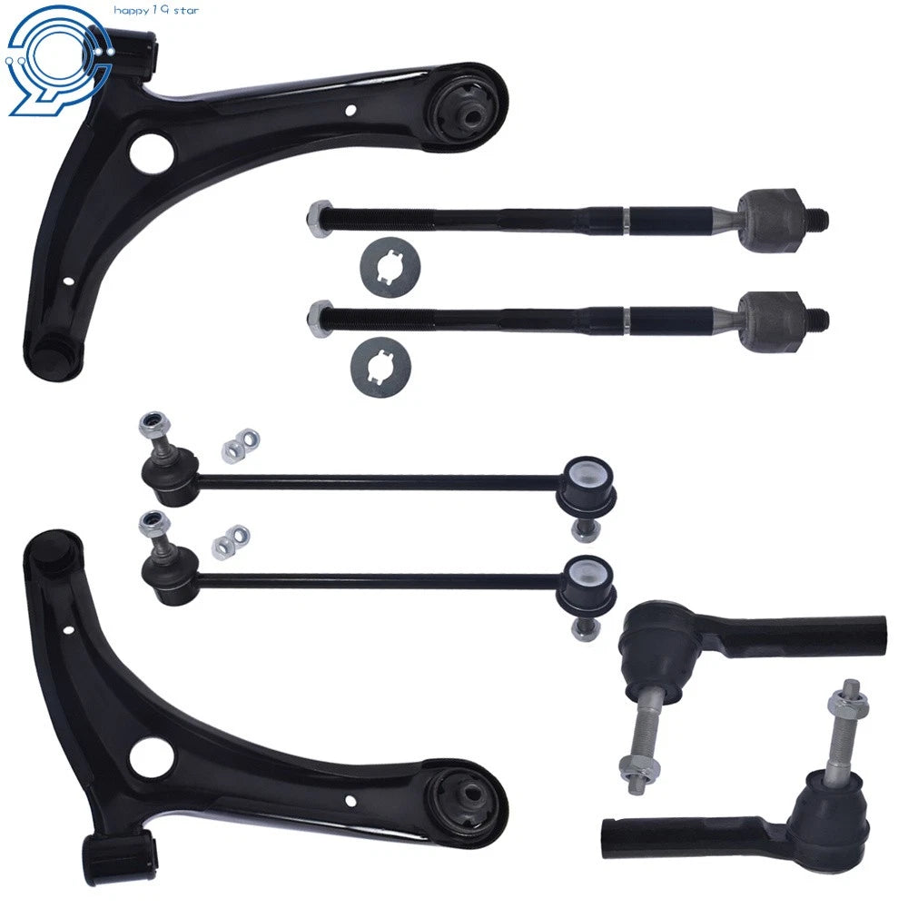 Set of 8 Front Lower Control Arms for Dodge Caliber (2007-2012)